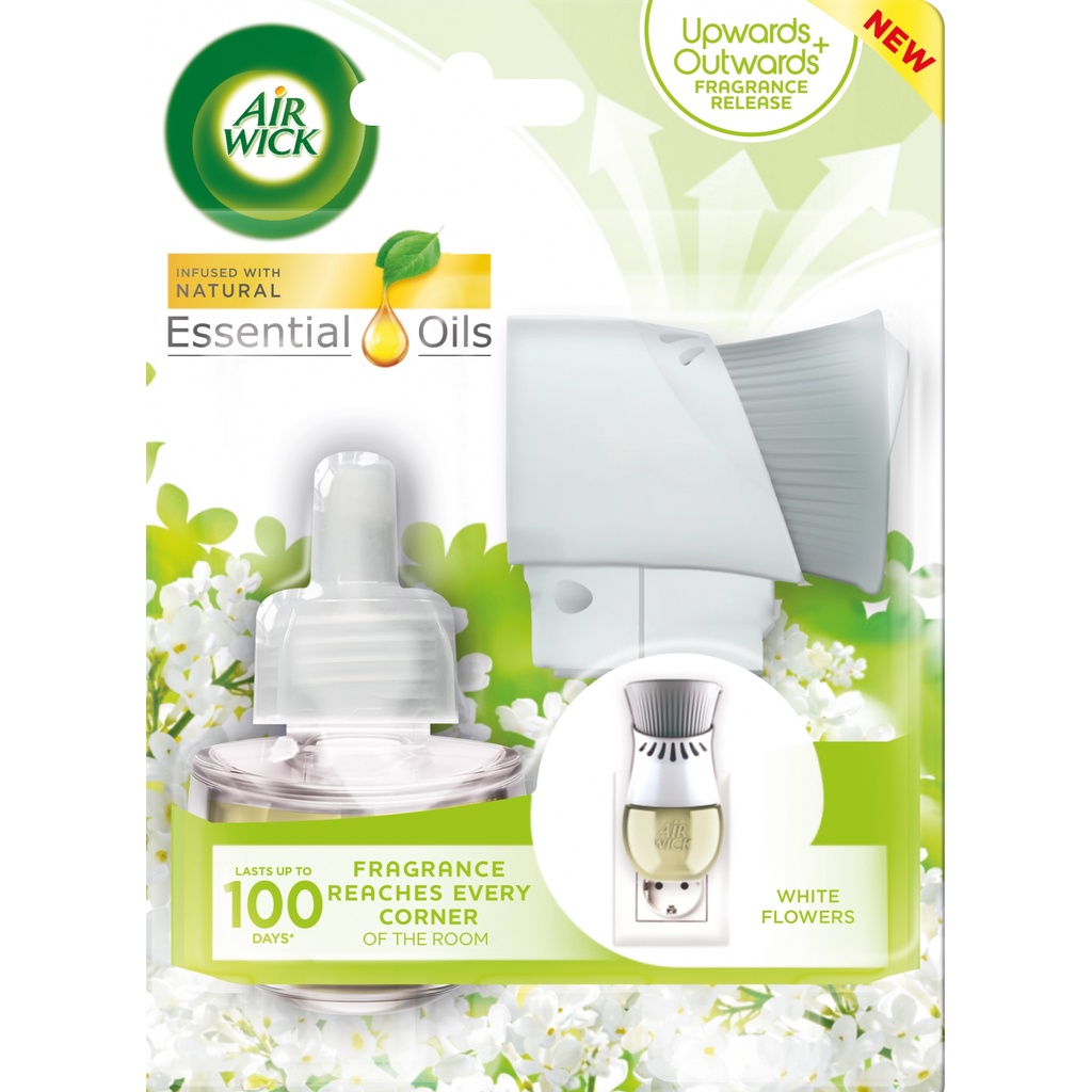 Bộ Tinh Dầu Airwick Và Phích Cắm Điện Khuếch Tán Air Wick Hương Phi Điệp Nam Phi 19ml