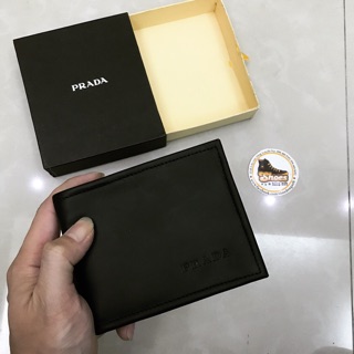 [ĐỘC QUYỀN] Ví da PRADA da xịn 100% bảo hành 6 tháng