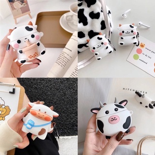 Case airpods 1/2-vỏ bọc tai nghe airpods 1/2/inpods/dòng i silicon dẻo hình bò sữa