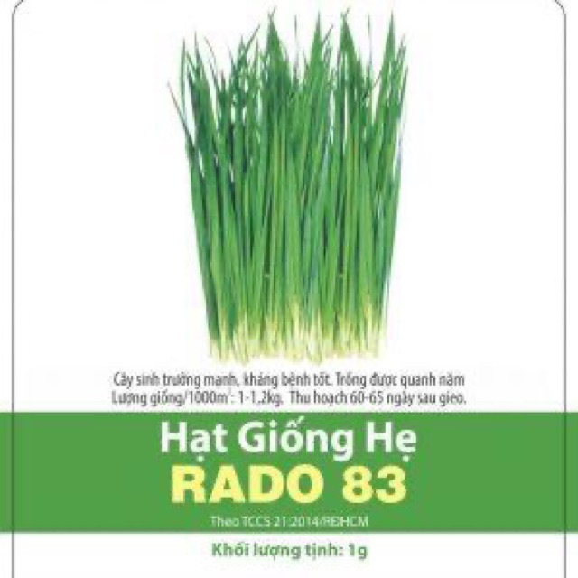 Hạt giống hẹ cao cấp