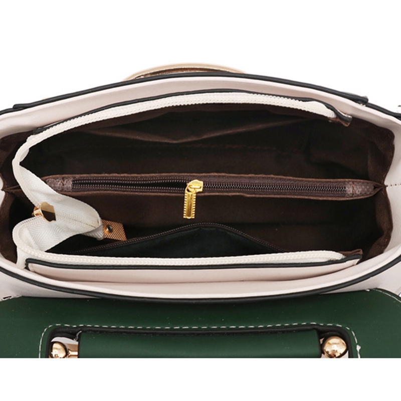 Túi Đeo Vai Sức Chứa Lớn Có Dây Kéo Sau Lưng Phong Cách Retro Đơn Giản Dễ Phối Đồ