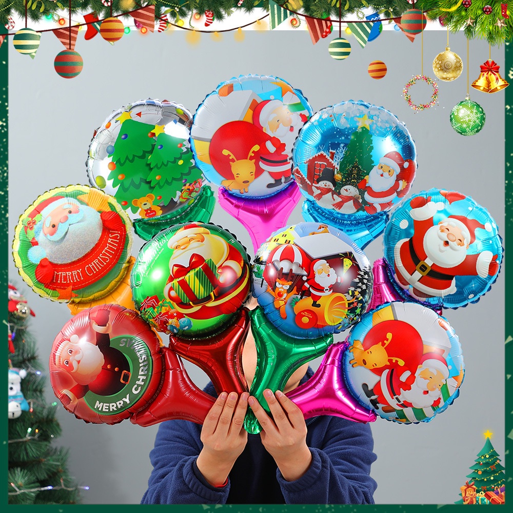 Bong Bóng Trang Trí Tiệc Giáng Sinh