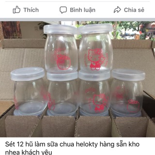 Set 12 hũ sữa chua