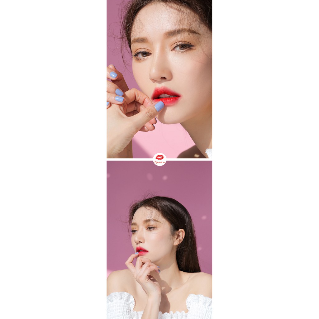 [Săn Sale] SON 3CE VELVET LIPTINT RED INTENSE - ĐỎ ĐẬM  TƯƠI- NEEDFUL - ĐỎ GẠCH TƯƠI PICK STORE - BAO CHECK QR SCANNER