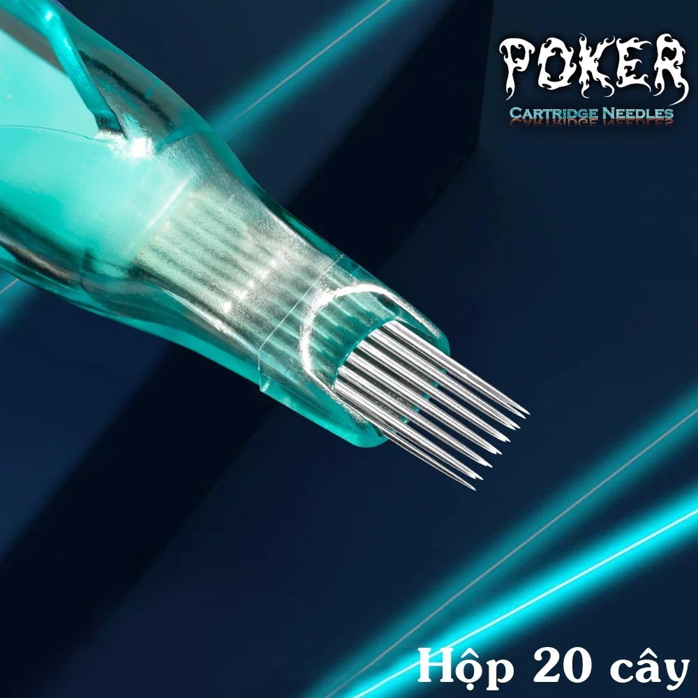 Kim xăm đạn Poker M1 (MG) hộp 20 cây