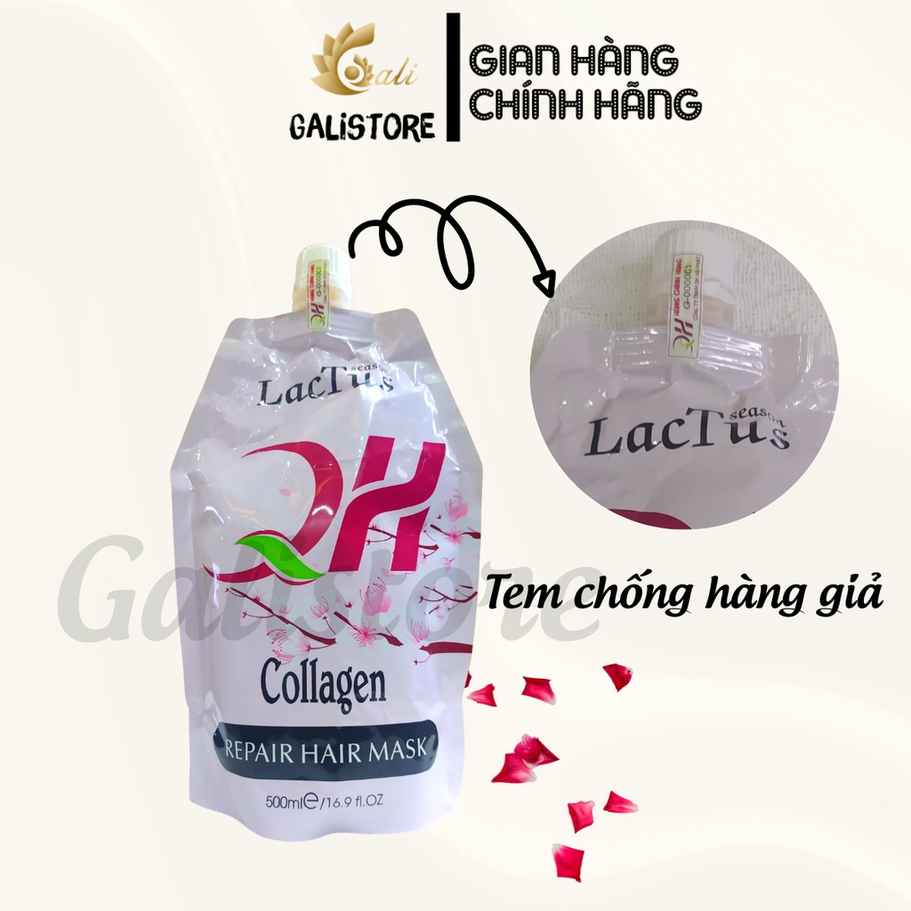 Kem ủ tóc Lactus season giảm gãy rụng phục hồi hư tổn chống xơ rối và tăng cường độ ẩm hấp tóc - Galistore