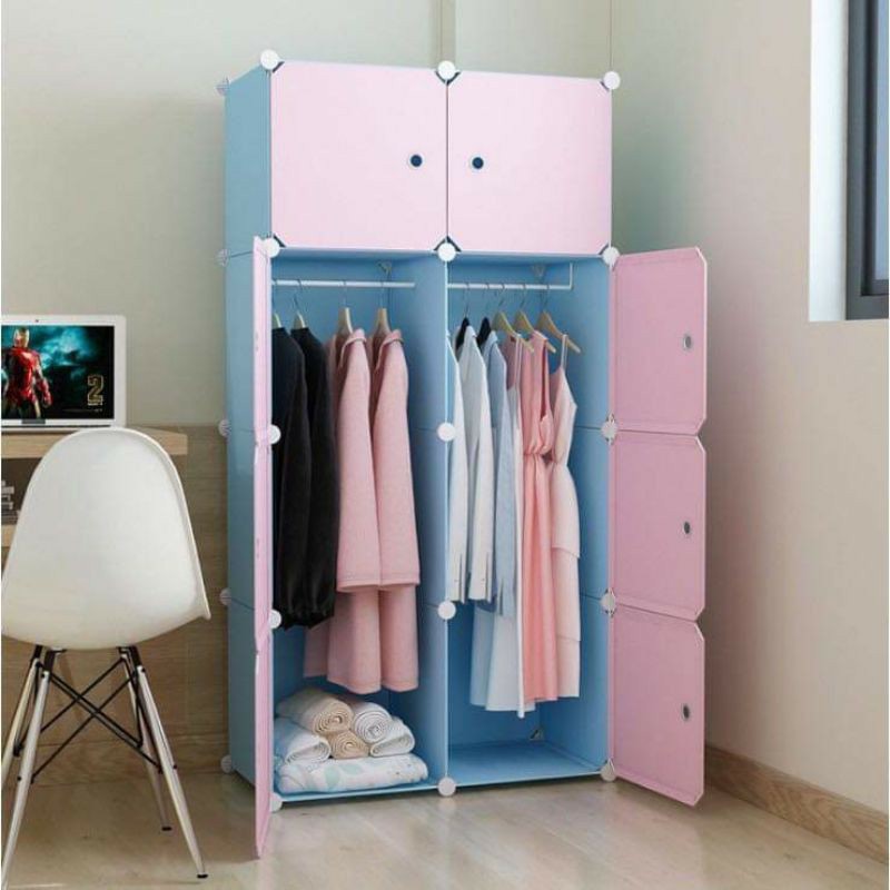 Tủ Nhựa Lắp Ghép Đa Năng 8 ô Sâu 47 cm( chọn hình theo phân loại)