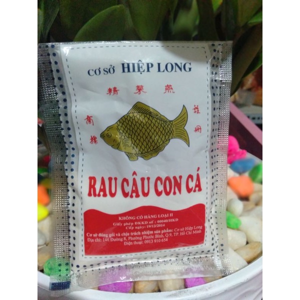 ( combo 2 gói) rau câu con cá hiệp long