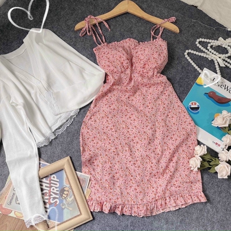 Set váy 2d kèm khoác