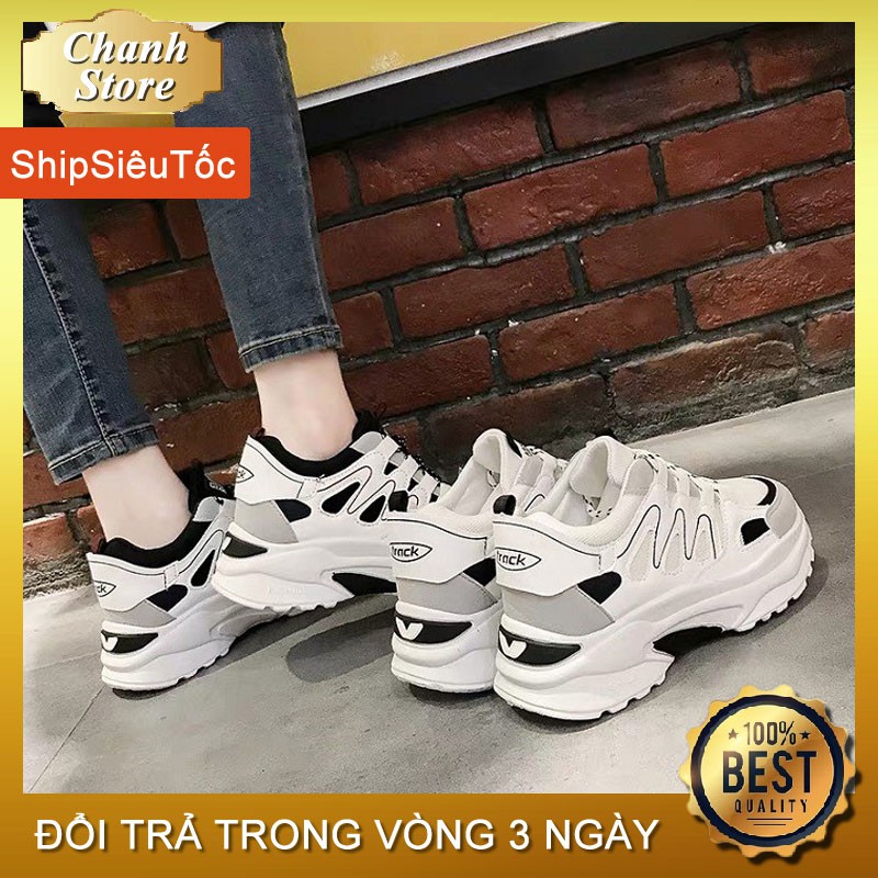 Giày Nữ Đẹp 💖FREESHIP📛 Giày Thể Thao Độn Đế 5p Tăng Chiều Cao, Giày Sneaker Hàng Quảng Châu Cao Cấp