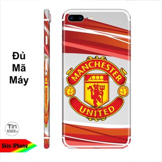 Miếng dán skin cho iPhone hình ManchesterUnited