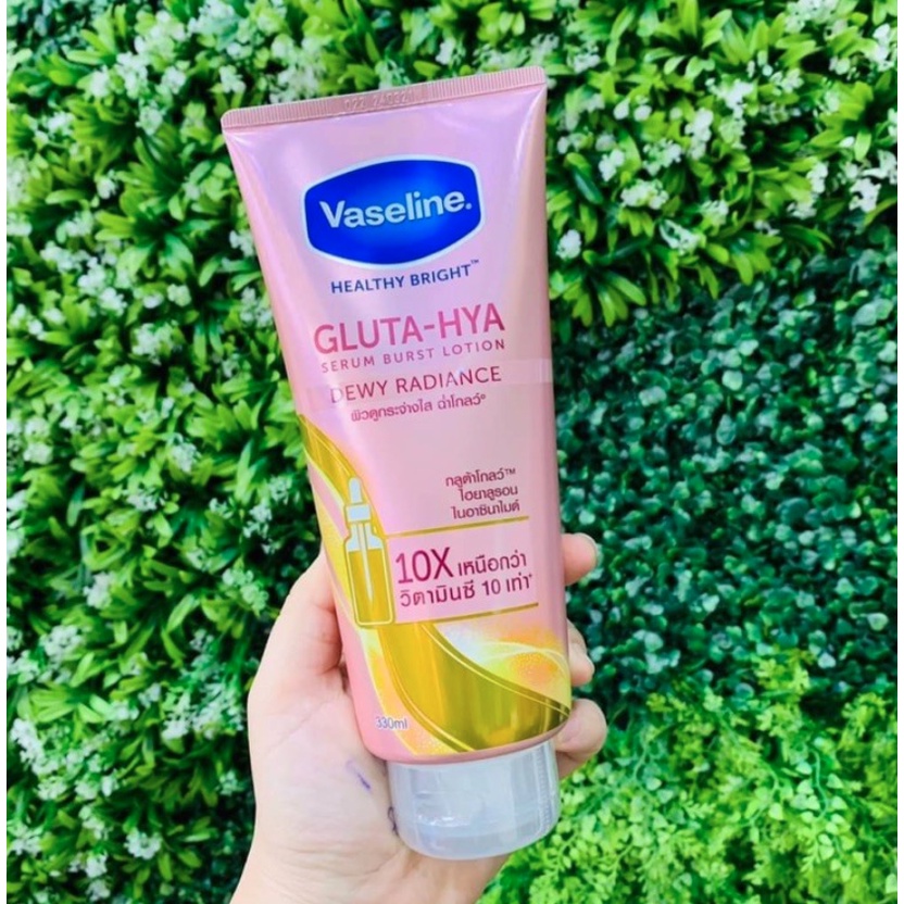 Sữa Dưỡng Thể Vaseline Healthy Bright Gluta HYA Serum 10X 320ml