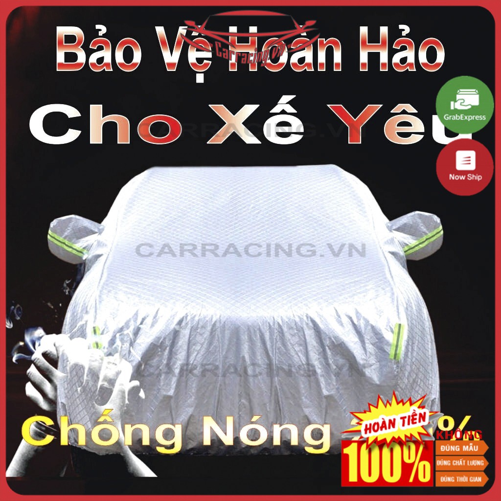 Bạt phủ ô tô CARRACING TAH01 Bạt phủ xe ô tô 3 lớp cao cấp 🌦️chống nắng mưa bụi bẩn🌦️ 4 chỗ , 5 chỗ , 7 chỗ , bán tải