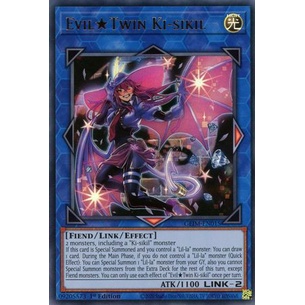 [Mã 155ELSALE giảm 7% đơn 300K] Thẻ bài Yugioh - TCG - Evil Twin Ki-sikil / GEIM-EN015'