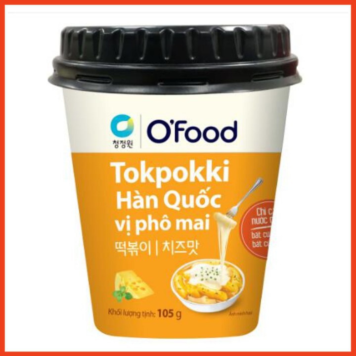 Bánh Gạo Tokbokki Hàn Quốc Vị Phô Mai [ Tokbokki Ăn Liền ] giảm chỉ còn 38,000 đ
