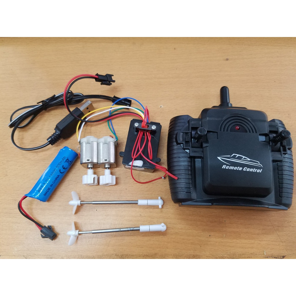 Trọn bộ chế tạo tàu mini điều khiển từ xa sóng 2.4ghz chất lượng cao giá tốt