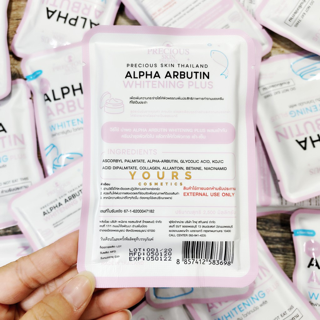[Auth Thái] Hộp 10 Viên Dưỡng Da Alpha Arbutin Whitening Plus Capsules Powder | BigBuy360 - bigbuy360.vn