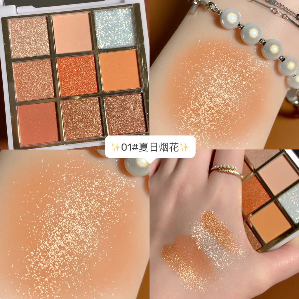 Phấn mắt DIKALU vỏ trắng hàng mới về không thấm nước lâu trôi giá học sinh nội địa Trung