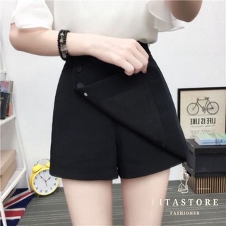 Quần giả váy chữ a phối cúc - litastore