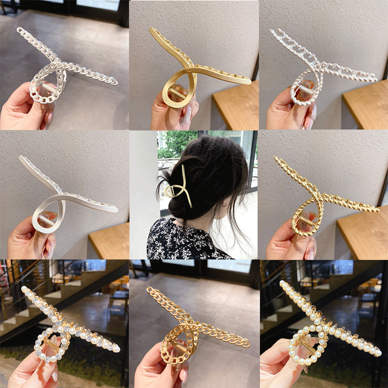 Kẹp Tóc Kim Loại Kiểu Dáng Sáng Tạo Thời Trang Cho Nữ