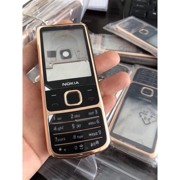 Vỏ điện thoại Nokia 6700 màu vàng hồng