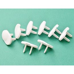 Combo 10 nút bịt ổ điện 2 chân bằng nhựa an toàn