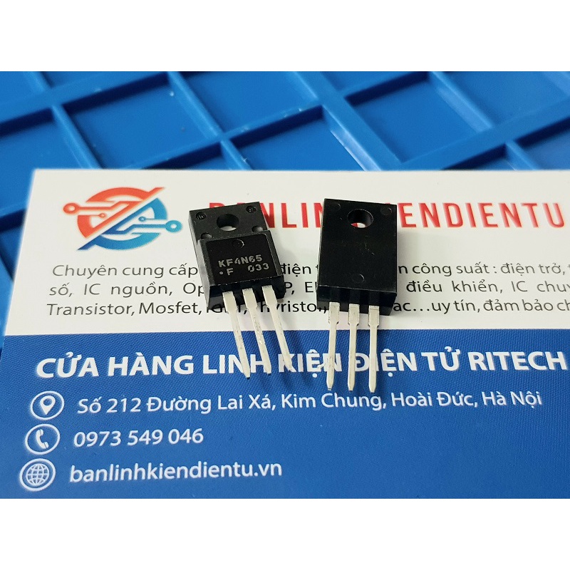 [ Combo 5 chiếc ] KF4N65 TO-220F 650V 3.6A MOSFET N-Kênh 650 V