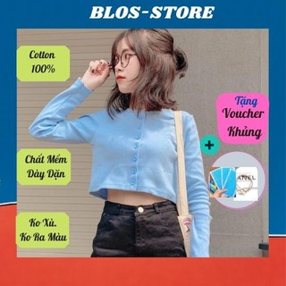 Áo Croptop Thun🍀FRRESHIP🍀Áo Croptop Tay Dài Co Giãn 4 Chiều