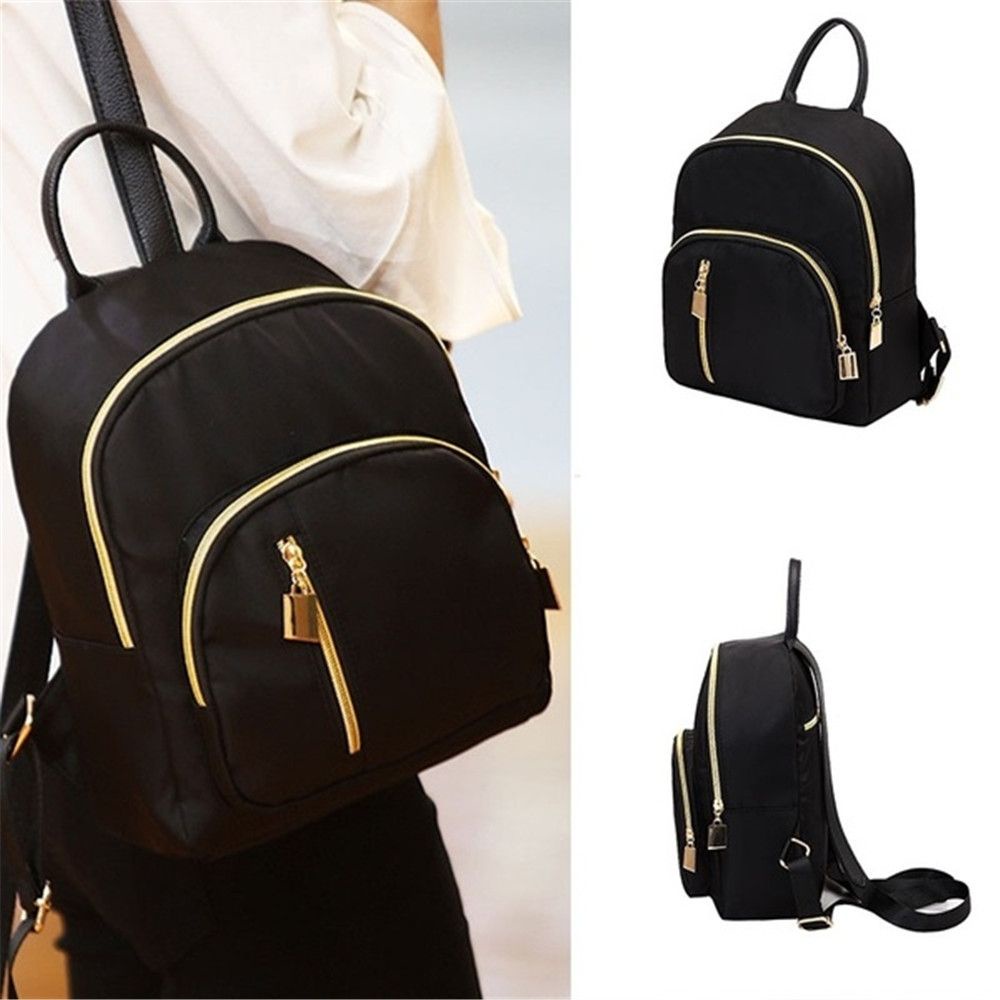 Balo mini đa năng màu đen thời trang cho nữ