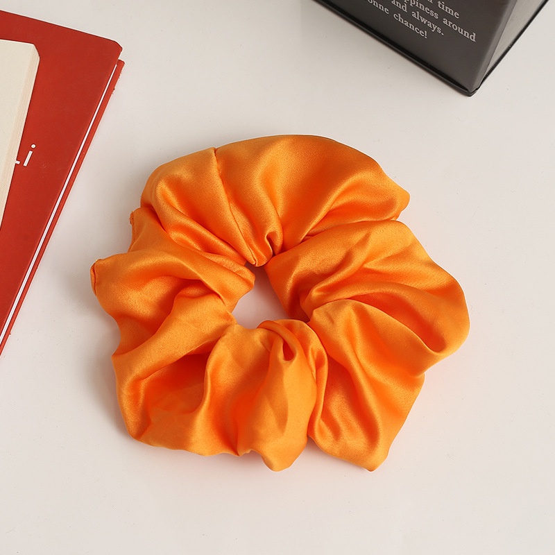 Dây Buộc Tóc Màu Trơn Phong Cách Hàn Quốc Xinh Xắn Cho Nữ