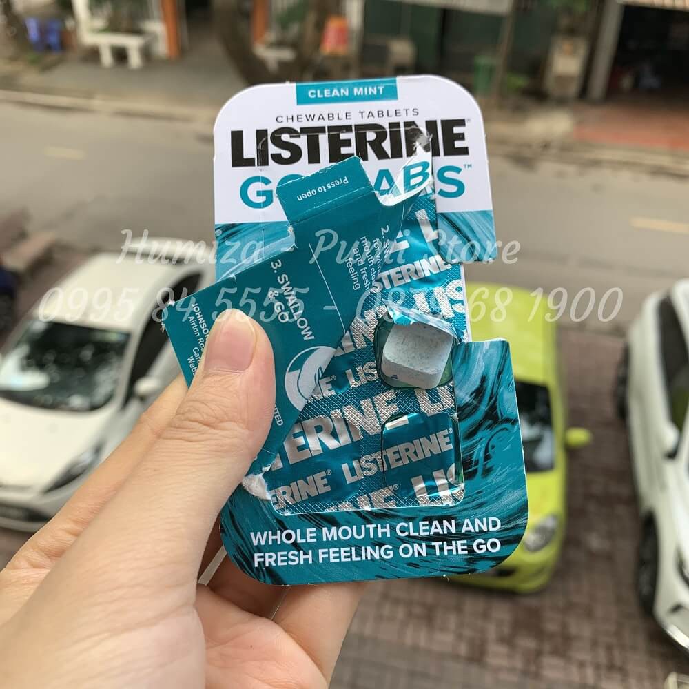 Viên ngậm thơm miệng Listerine Ready Tabs