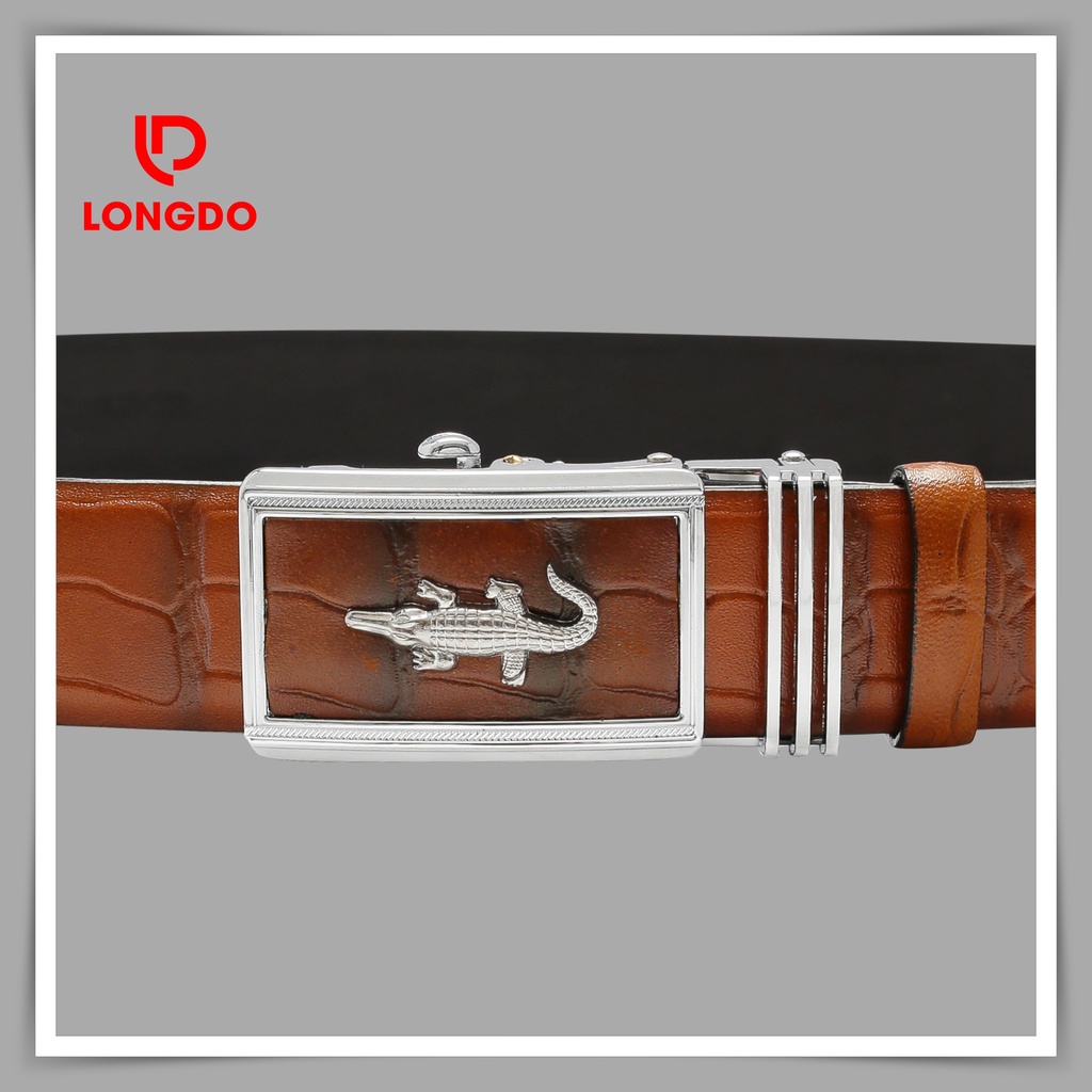 Dây nịt nam cao cấp - Cam kết 100% da bò thật - Hàng chính hãng thương hiệu Longdo Leather - TL01