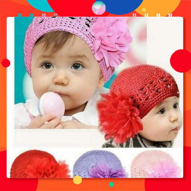 [ SALE TƯNG BỪNG]  Mũ len cho bé gái. Hàng chuẩn loại 1.