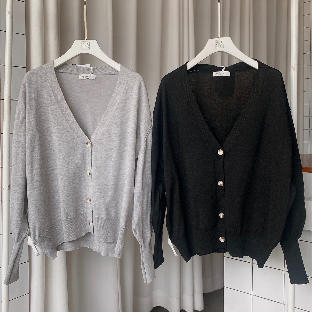 Áo khoác cardigan basic 4 nút - AK525