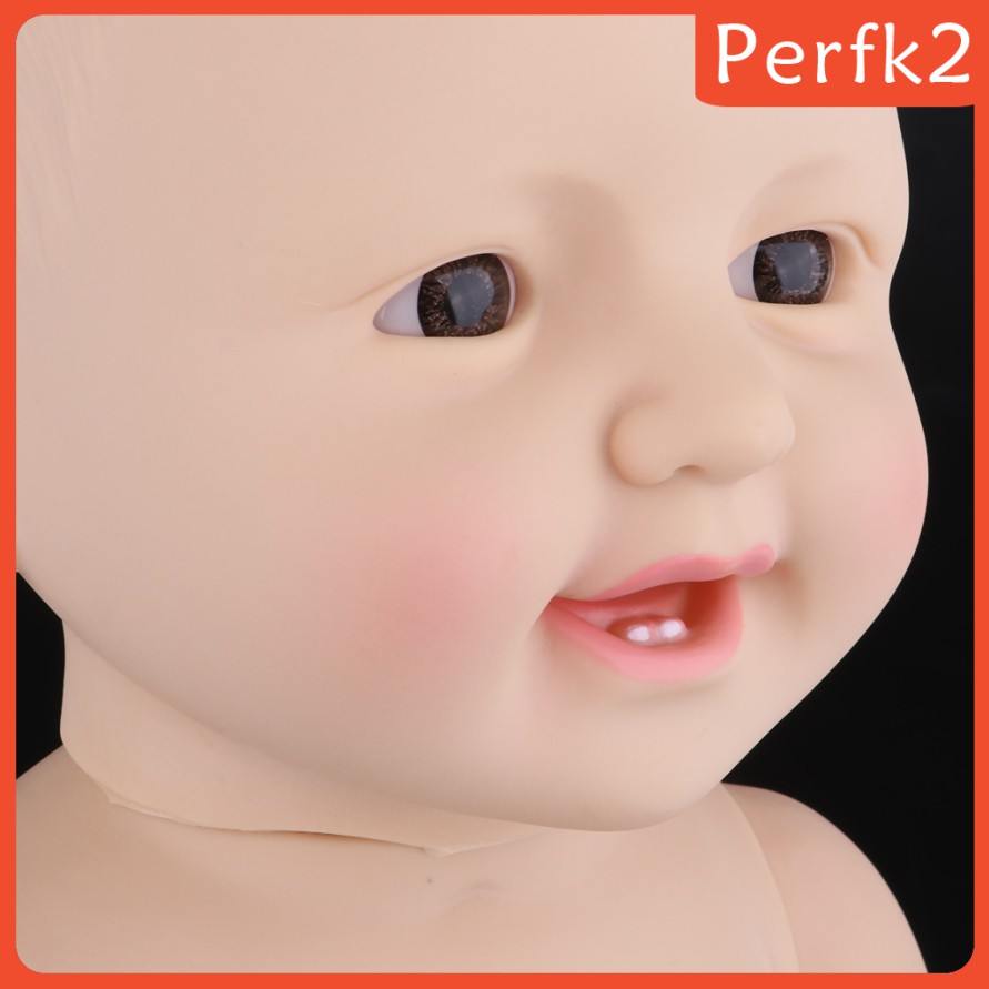 50cm Real Life Soft Vinyl Reborn Baby Girl Doll Model DIY Toy Accessory Gift