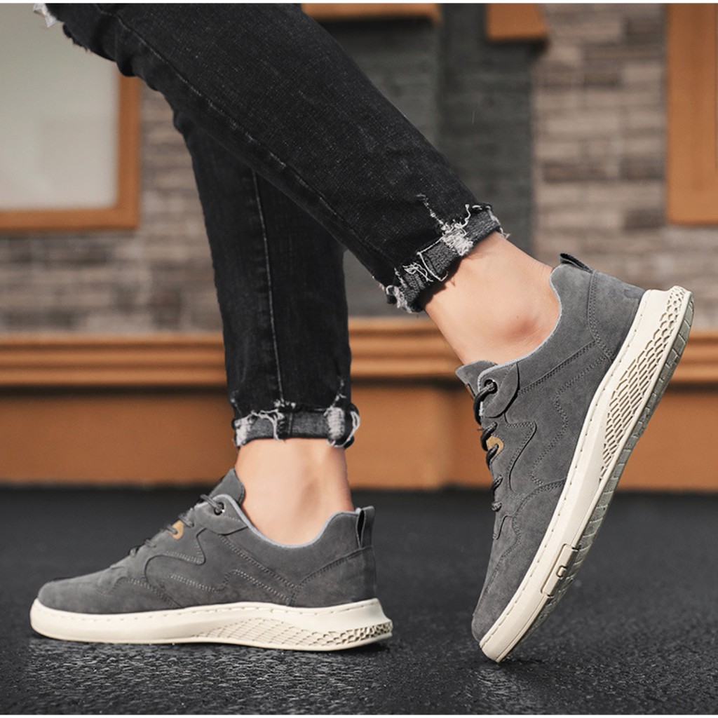 Giày Nam Da Lộn Thời Trang HOT - Sneaker Nam Cao Cấp [Hàng Nhập Khẩu] - PB.Style - PB009 | BigBuy360 - bigbuy360.vn