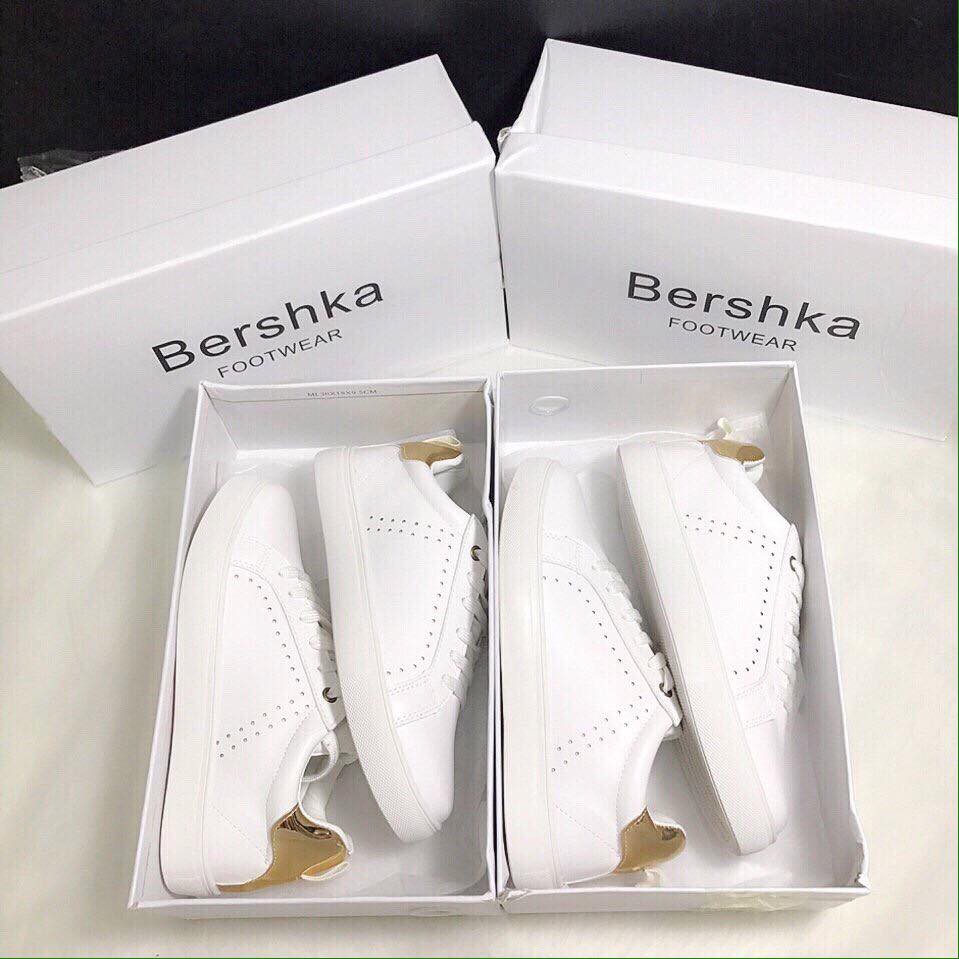 Giày thể thao Bershka trắng siêu đẹp