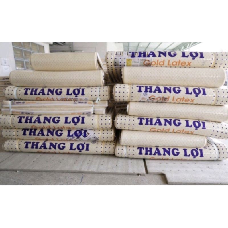 Nệm cao su thiên nhiên Gold Latex  Thắng Lợi cao 10p đủ size bh 25 năm 100%sg có liền
