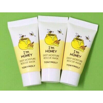 [TẶNG CHOCOLATE HERSHEY] Mặt Nạ Dạng Kem TonyMoly I'm Honey Deep Moisture Rescue Mask mini 15ml