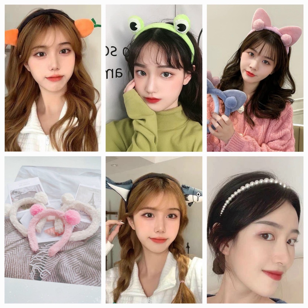 Cài tóc bờm tóc con cá, hình thú, tai mèo dễ thương đáng yêu cute Hàn Quốc♥️đẹp xinh♥️phụ kiện tóc nữ