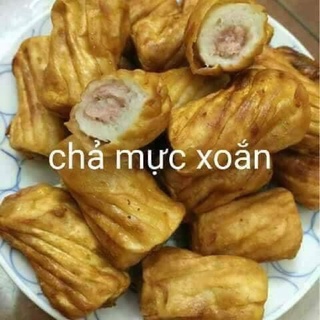 CHẢ MỰC XOẮN ỐNG 500G