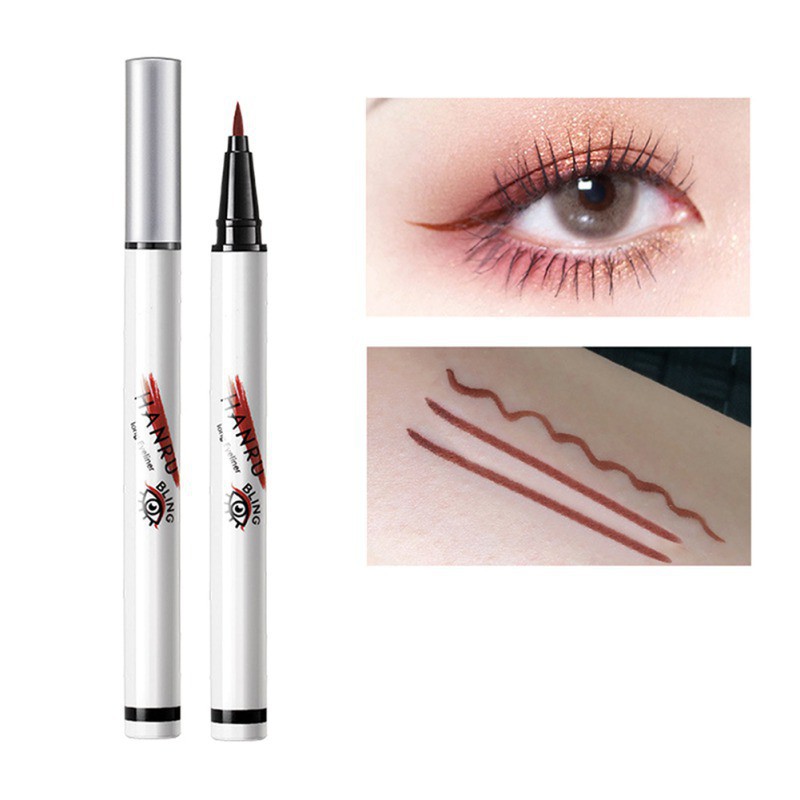 1 Bút Kẻ Mắt Dạng Lỏng Chống Thấm Nước Lâu Trôi 5 Màu Tùy Chọn