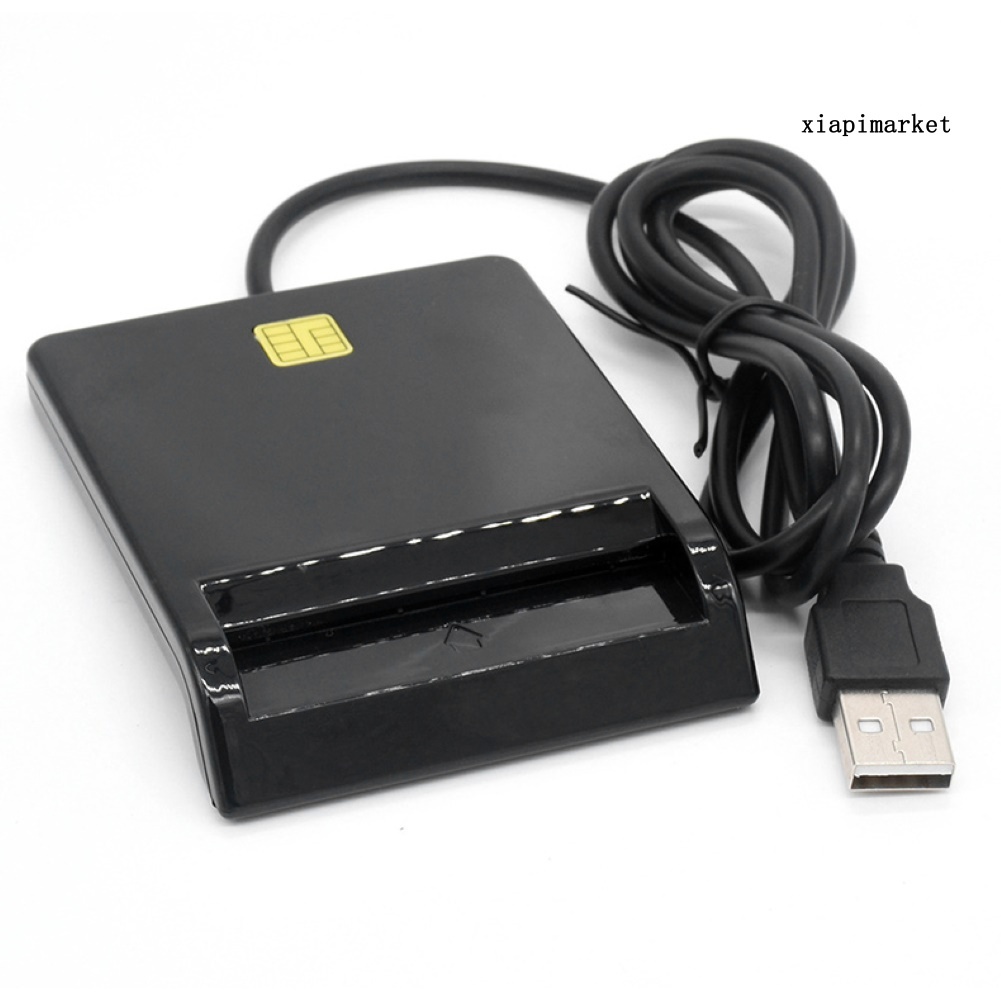 LOP_Universal Portable USB Smart Payment Bank ID CAC DNIE ATM IC EMV Card Reader