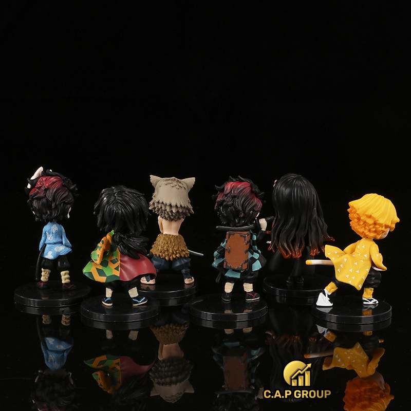 Mô hình Tanjiro Nezuko nhân vật truyện Thanh gươm diệt quỷ chibi - Anime Demon Slayer Kimestu no Yaiba