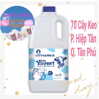 Sữa chua uống thanh trùng Long Thành Lothamilk 1760ml có đường / Yaourt Long Thành Lothamilk 1760ml