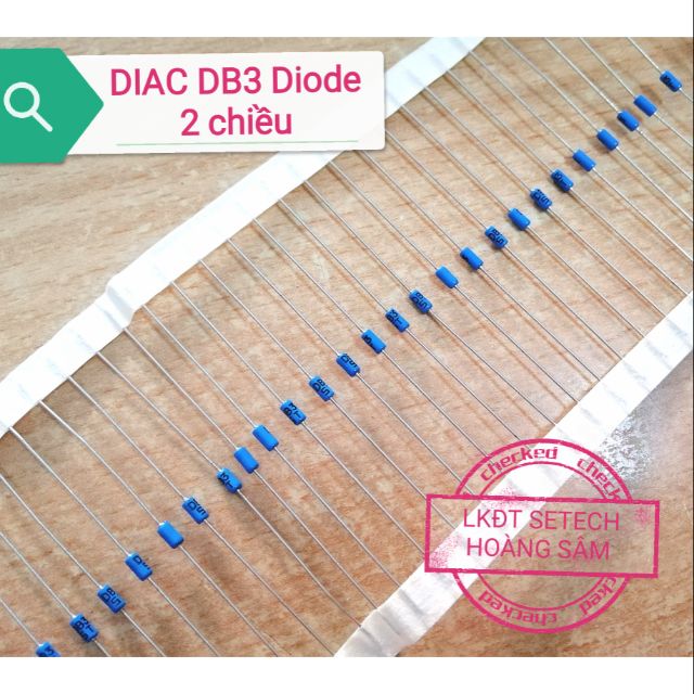 DIAC DB3 Diode 2 chiều màu xanh dương (gói 10 chiếc)