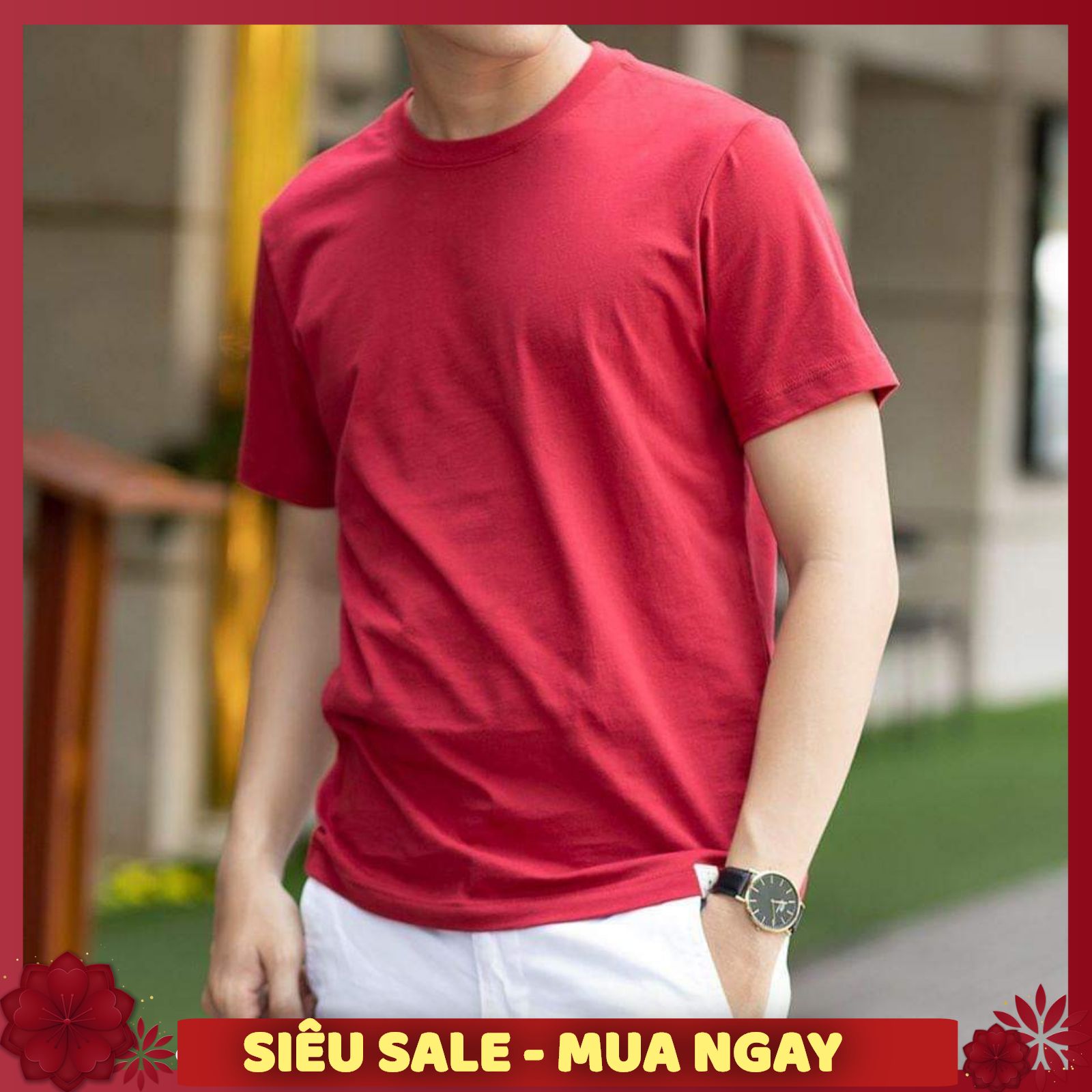 Áo thun trơn nam form rộng phong cách hàn quốc vải poly cotton mịn XƯỞNG SỈ ( Nhiều Màu) | WebRaoVat - webraovat.net.vn