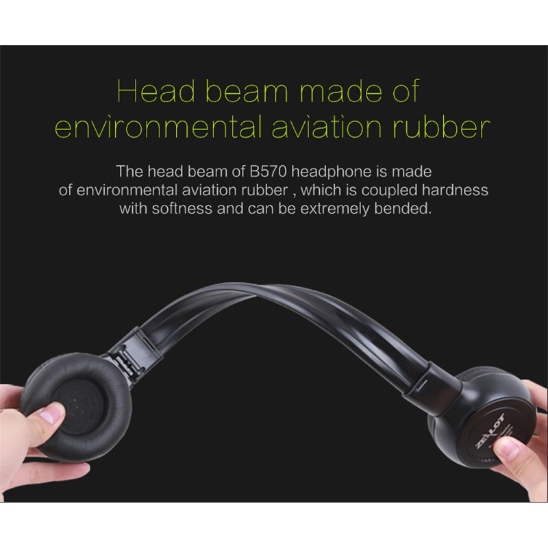 Zanzealot Tai Nghe bluetooth Không Dây b570  Hỗ Trợ Thẻ tf / sd Cho Điện Thoại iphone