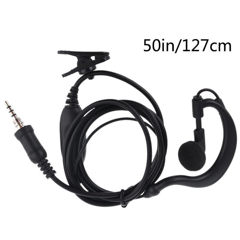 Tai Nghe Nhét Tai Luckyx 1 Pin Hình Chữ G Kèm Mic Cho Yaesu Vertex Radio Vx-6R 7r Vx-6E Vx-6R Vx-7E Vx-7E -120 Vx-170