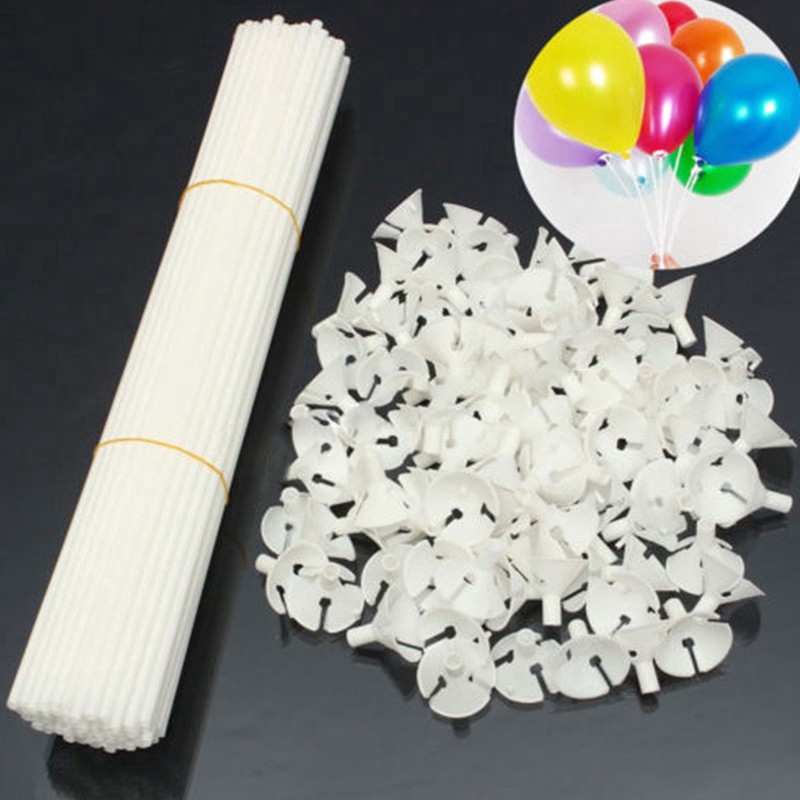 Set 100 Đế Nhựa Giữ Bong Bóng Trang Trí Tiệc Cưới